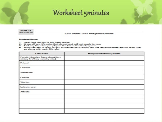 dating relationships worksheets